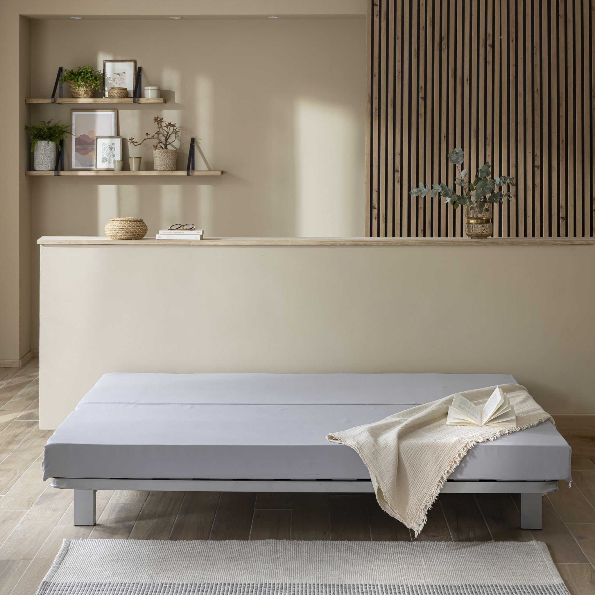Terre de Nuit Matelas clic-clac Mousse 13 cm Le Fameux 140x190