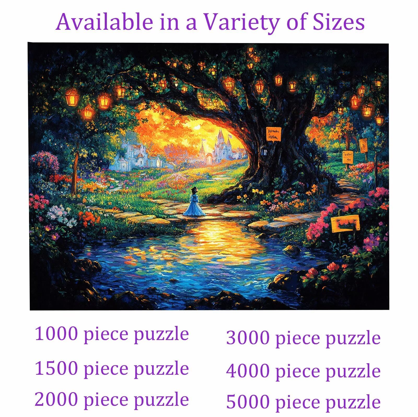 Puzzle astratto Albero(8), Puzzle Adulti 3000 pezzi, Puzzles Legno con Squisita Scatola di Imballaggio, Rompicapo per Esperti con Incastro Perfetto, Stampa Alta Definizione, Regalo per Adulti W3H-684