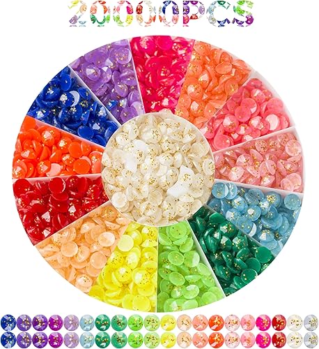 20000 cuentas de purpurina para pintura de diamantes, cuentas de pintura de diamantes, accesorios de pintura de diamantes, 20 colores redondos de
