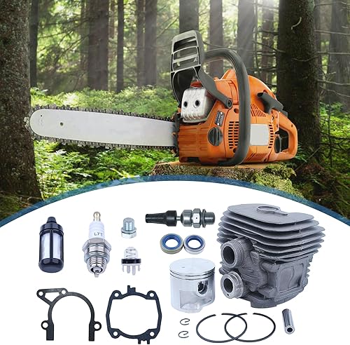 Miniatura 6 de AUMEL Kit de juntas de pistón de cilindro de 1.969 in para Stihl TS410 TS420 TS 410 420 Sierra de corte Reemplazar 4238 020 1202