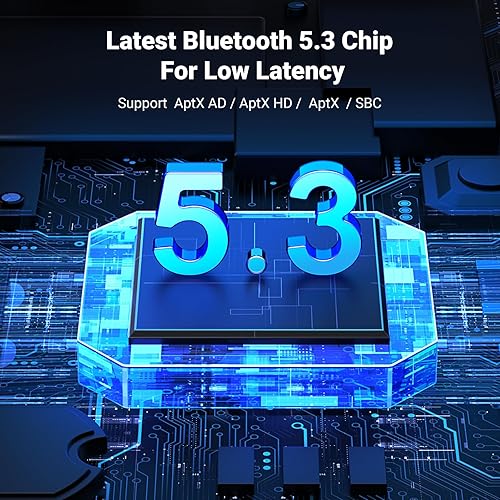 Miniatura 2 de UGREEN Adaptador Bluetooth 5.3 para PS5, transmisor de audio USB con APTX, conexión de auriculares Bluetooth a PS5, PS4, Switch, PC, adaptador de