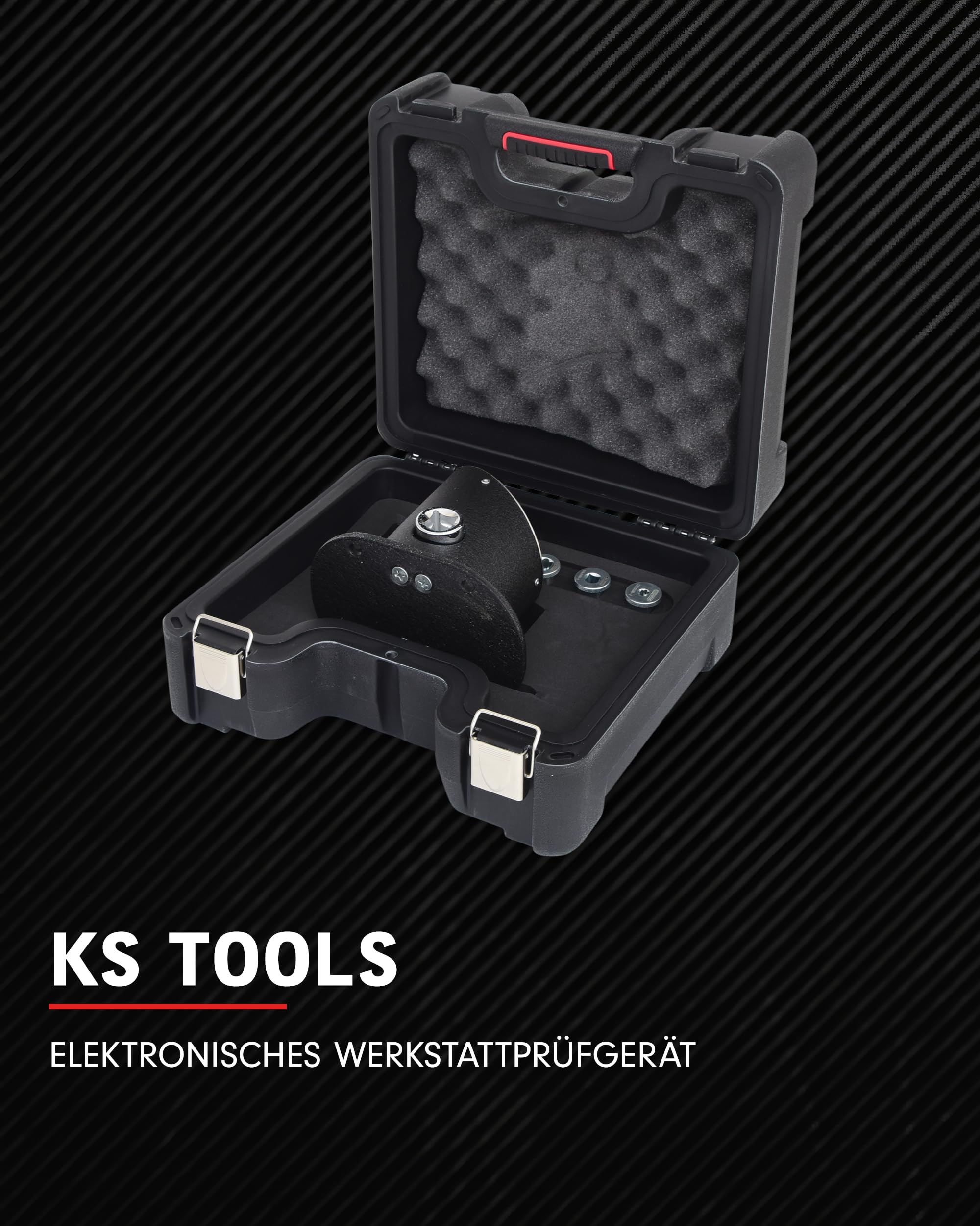 KS Tools Werkstatt Prüfgerät 516.0100 I Drehmoment Prüfgerät 5-500 Nm I Zur Überprüfung oder Einstellung von Drehmomentschlüssel- & Schraubendreher