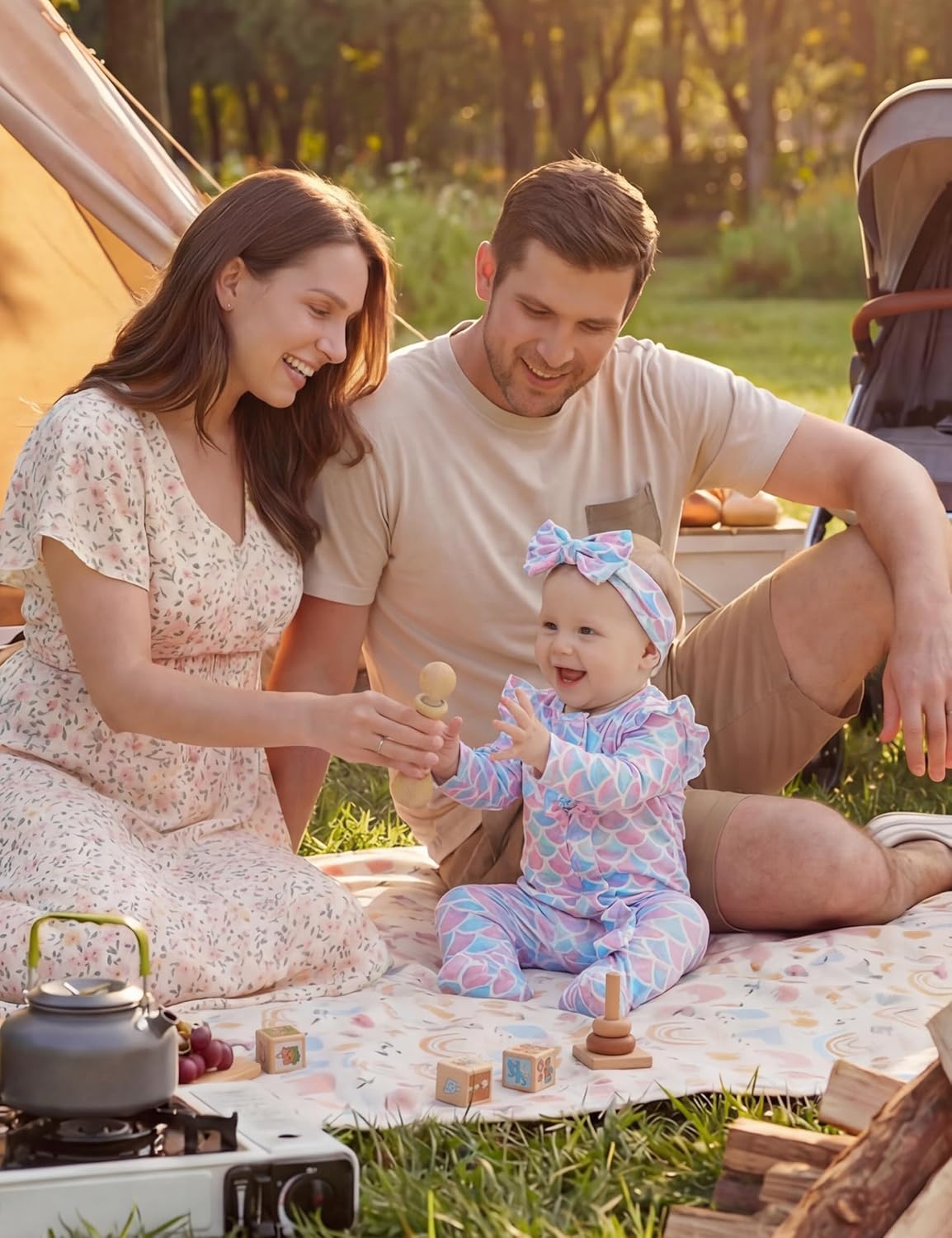 Yoofoss Baby Pajamas Rayon Made From Bamboo Sleepers, Baby Girl Clothes Newborn 0-3 3-6 6-9 Months Footed Pjs, Soft - Image 2