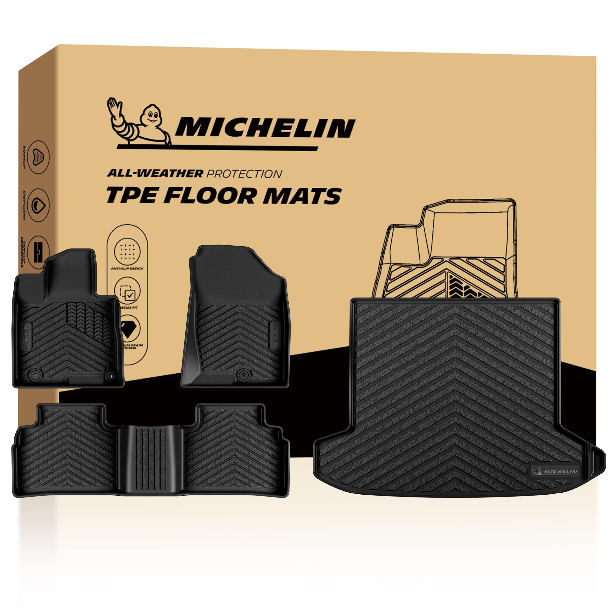 Michelin Vehicle Mats for 2022-2026 Hyundai Tucson Gas (4 Piece)