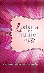 Bíblia da Mulher de Fé, NVI, Couro Soft, Margarida: Estudo - Oração - Comunhão