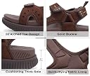 KuaiLu Mens Hiking Sandals with Orthopedic Arch Support Footbed gallery image