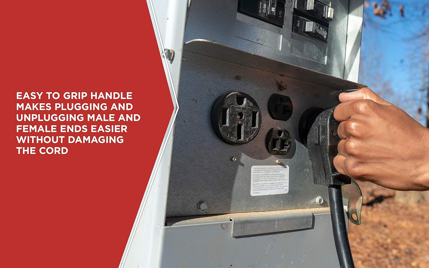 Featured Product Road Power 65039601 25' 10/3 30-Amp Extension, Heavy Duty, Weather Resistant RV and Marine Boat Power Cord Suitable for Mobile Homes and Recreational Areas, Black