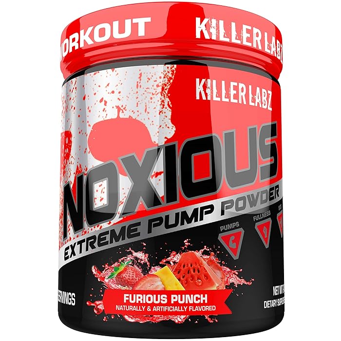 Buy Killer Labz Noxious Extreme Pump Supplement, Nitric Oxide Booster