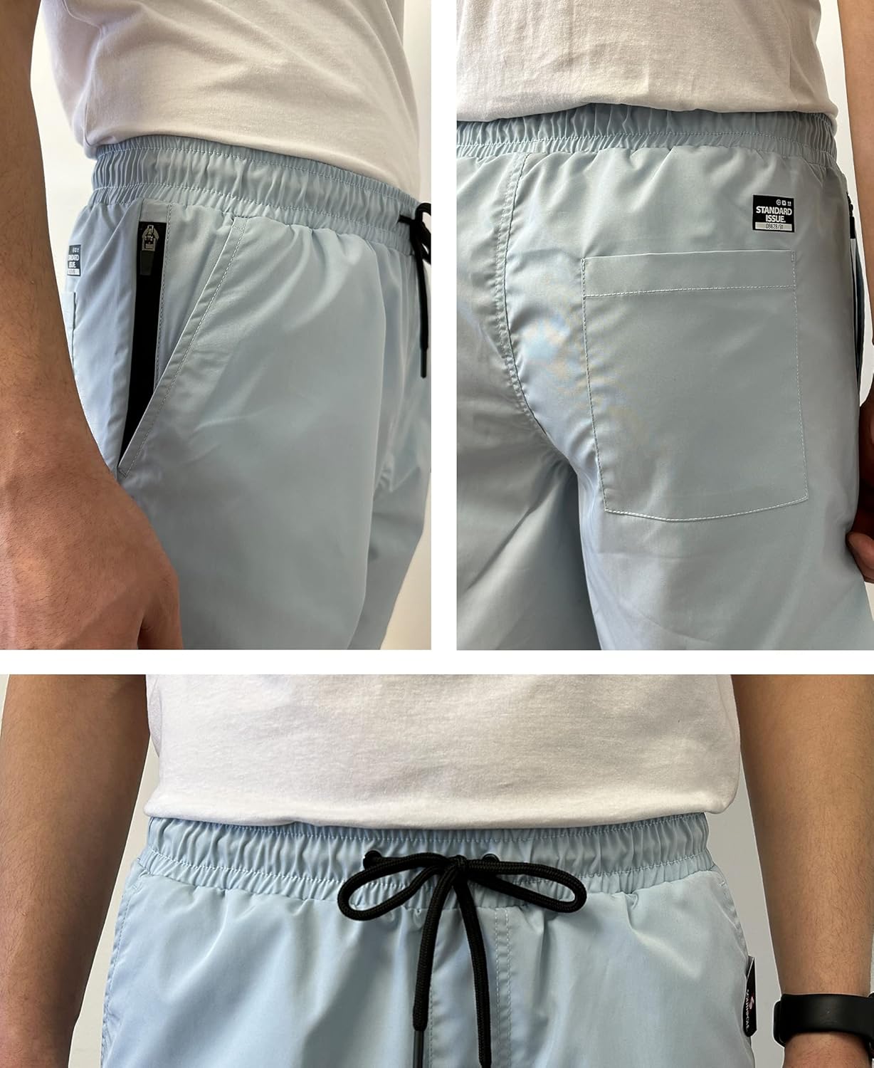 Southpole Mens Quick-Dry Water Resistant Nylon Shorts Inseam 7" - Image 5