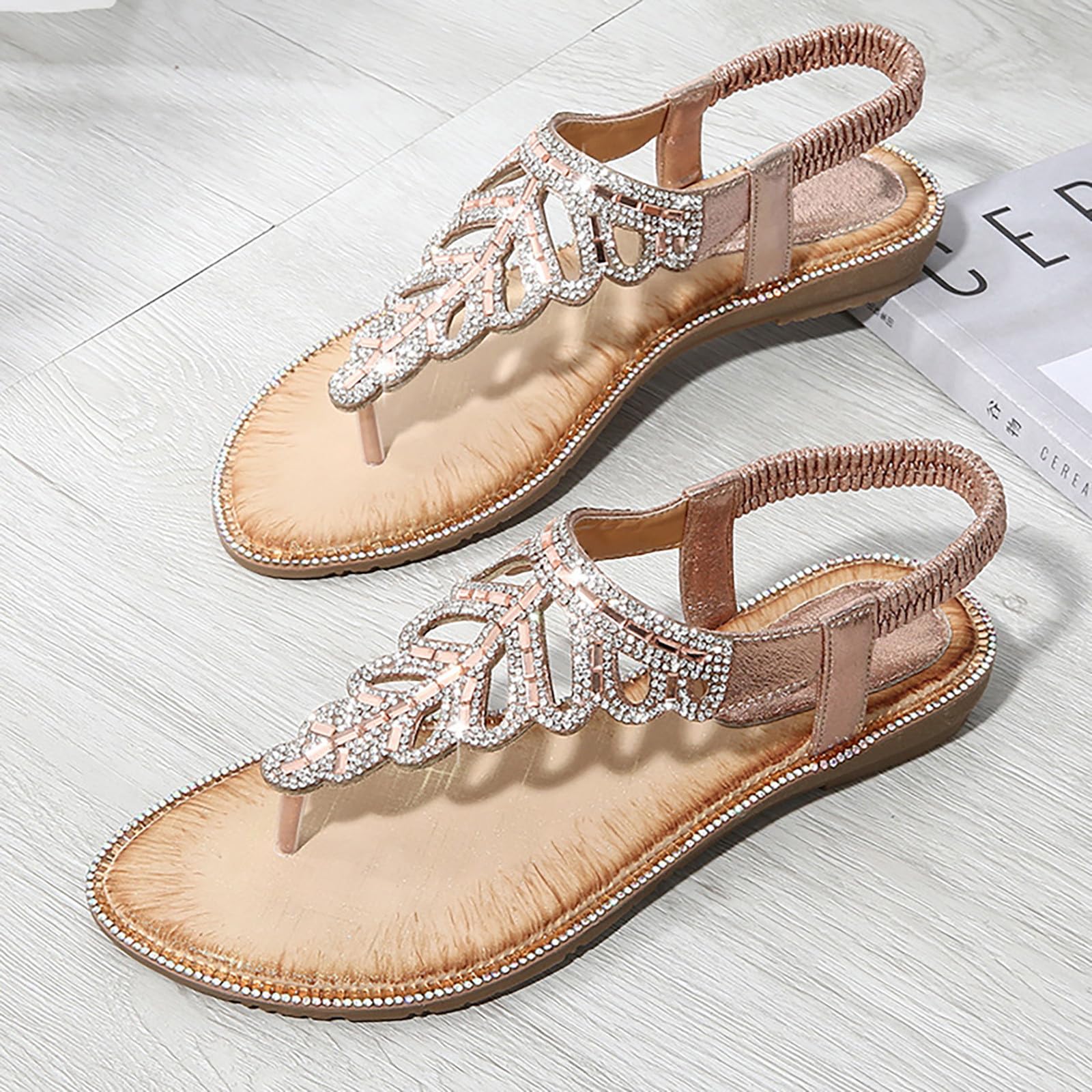 Generico Sandales CompenséEs Femme Confortables LéGèRes AntidéRapantes Semelle Souple Respirantes Chaussures Femme éTé Mode Mules OrthopéDiques Pieds Larges Ville Plage