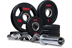 Rep Fitness Hard Chrome EZ Curl Bar Perfect for Building Bigger Biceps and Triceps