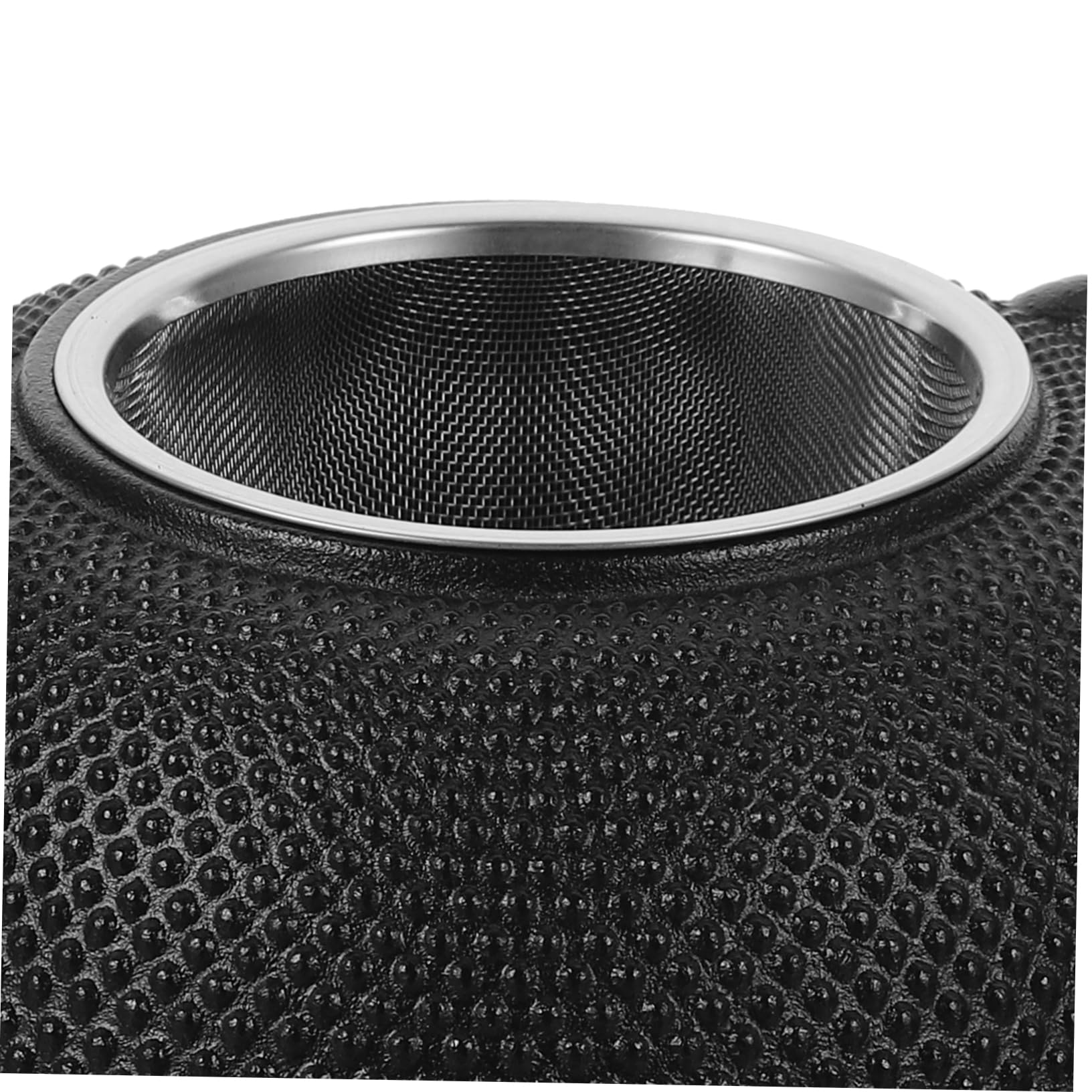 Teiera in Ghisa Giapponese 1, 2l Nera con Infusore e Coperchio | Capacità 1200ml, Ferro con Acciaio Inossidabile, Stile Semplice per Tè e Decorazione Tavola
