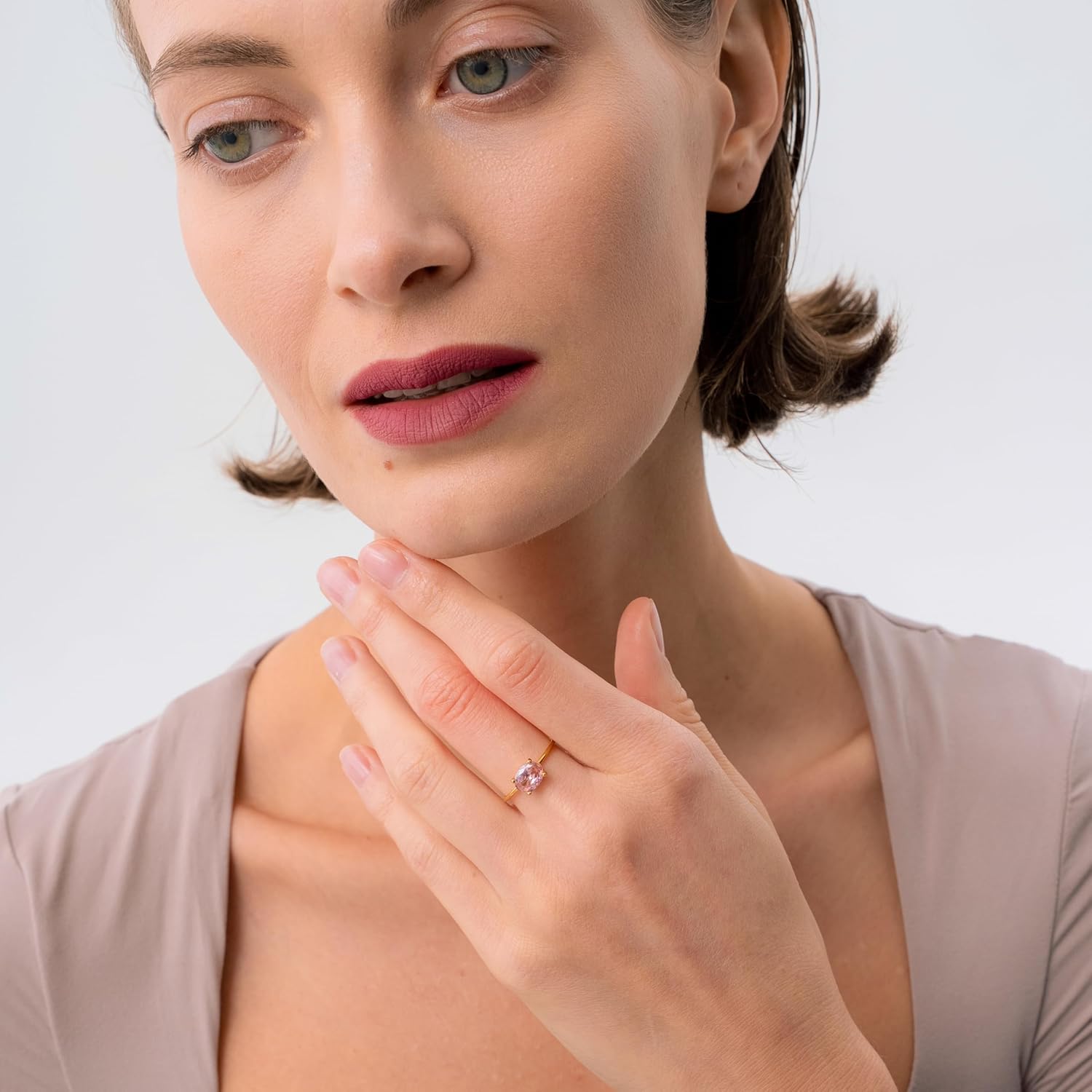 Rings for Women Non Tarnish | Adjustable Rings for Women | Waterproof 18K PVD Plated Rings | Gold Cubic Zirconia Rings | Gold Rings - Image 2