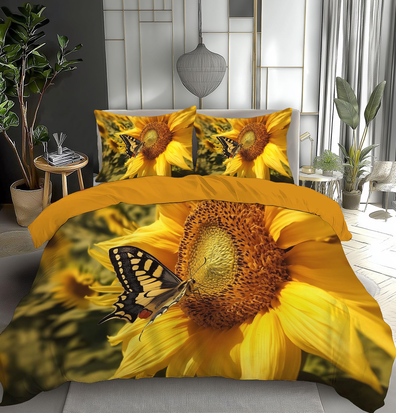 Housse de couette papillon pour illuminer votre chambre à coucher