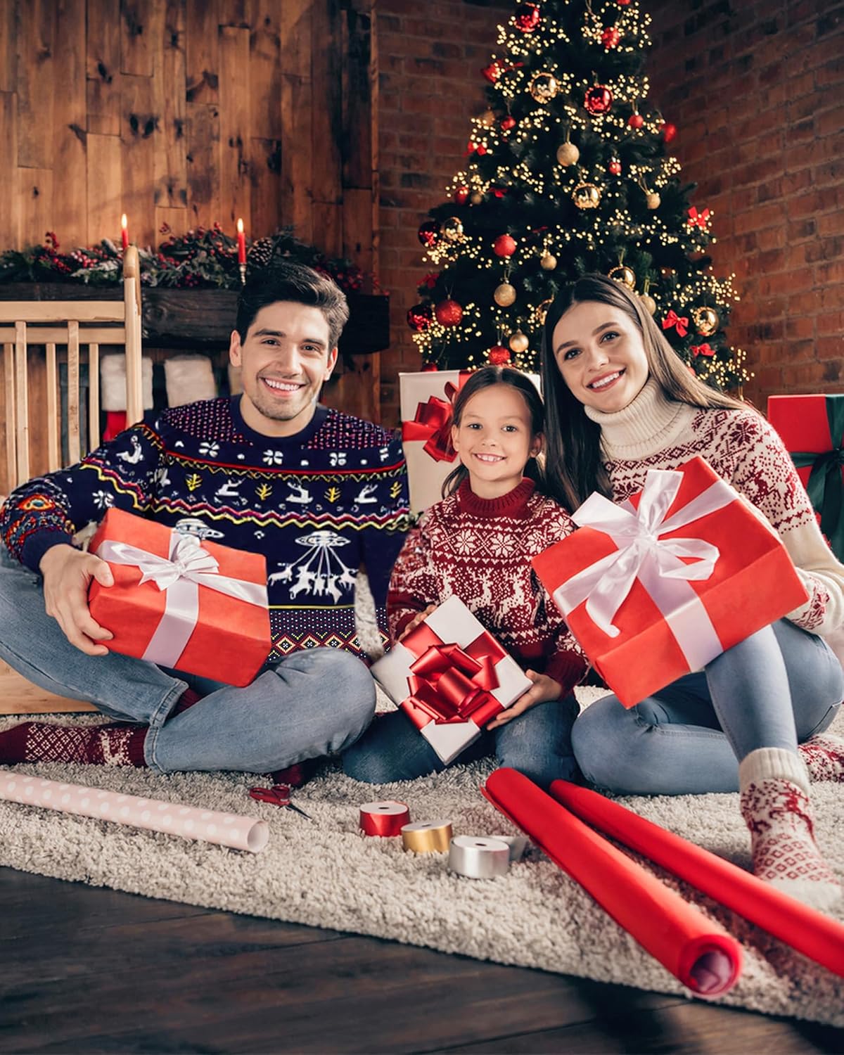 Runhit Ugly Christmas Sweater for Men Women Unisex Funny Christmas Sweaters Fun Holiday Pullovers Novelty Xmas Pullover Gift - Image 7