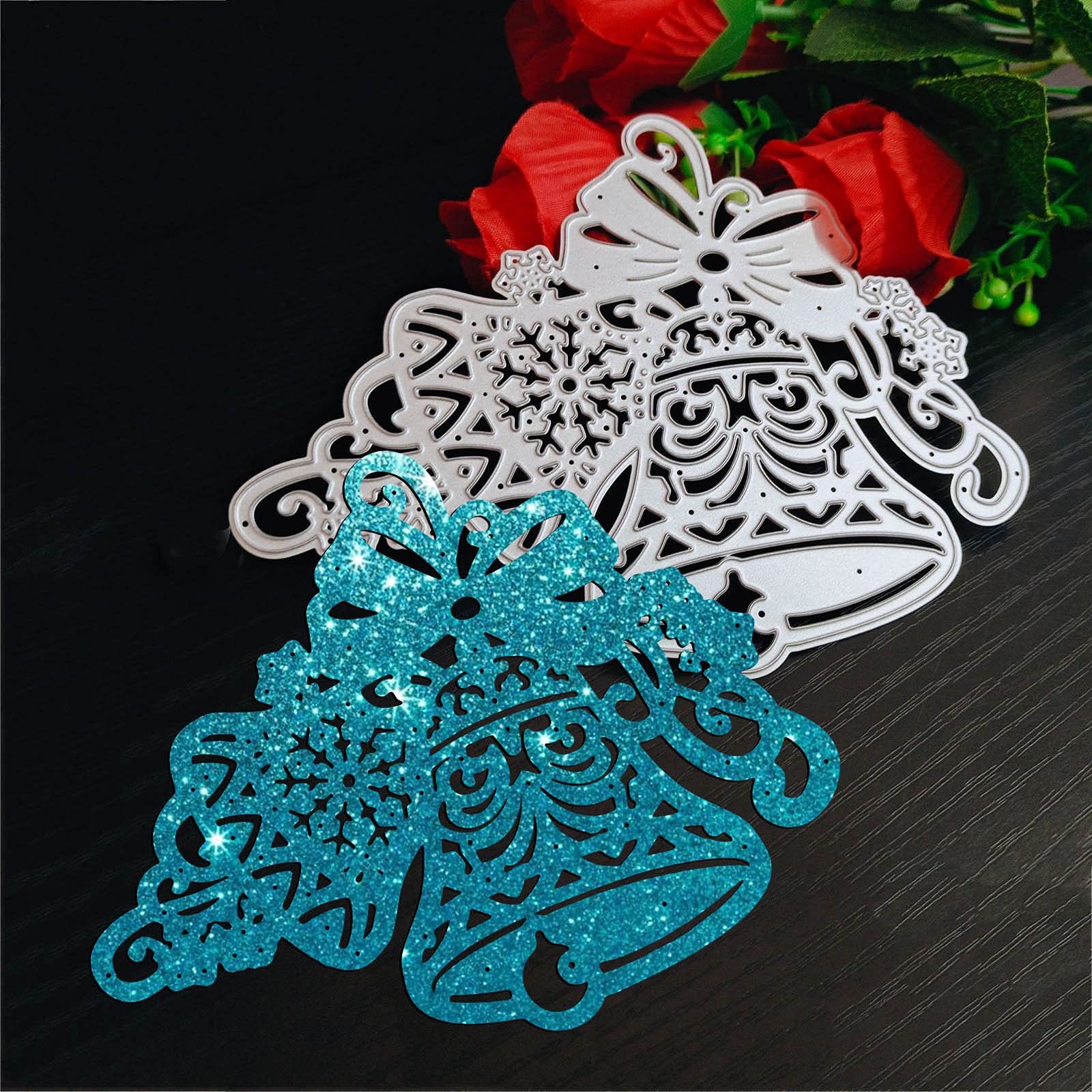 FNKDOR Fustelle Metalliche Per Fustellatrice – Stencil Taglio Per Scrapbooking, Biglietti E Album Foto
