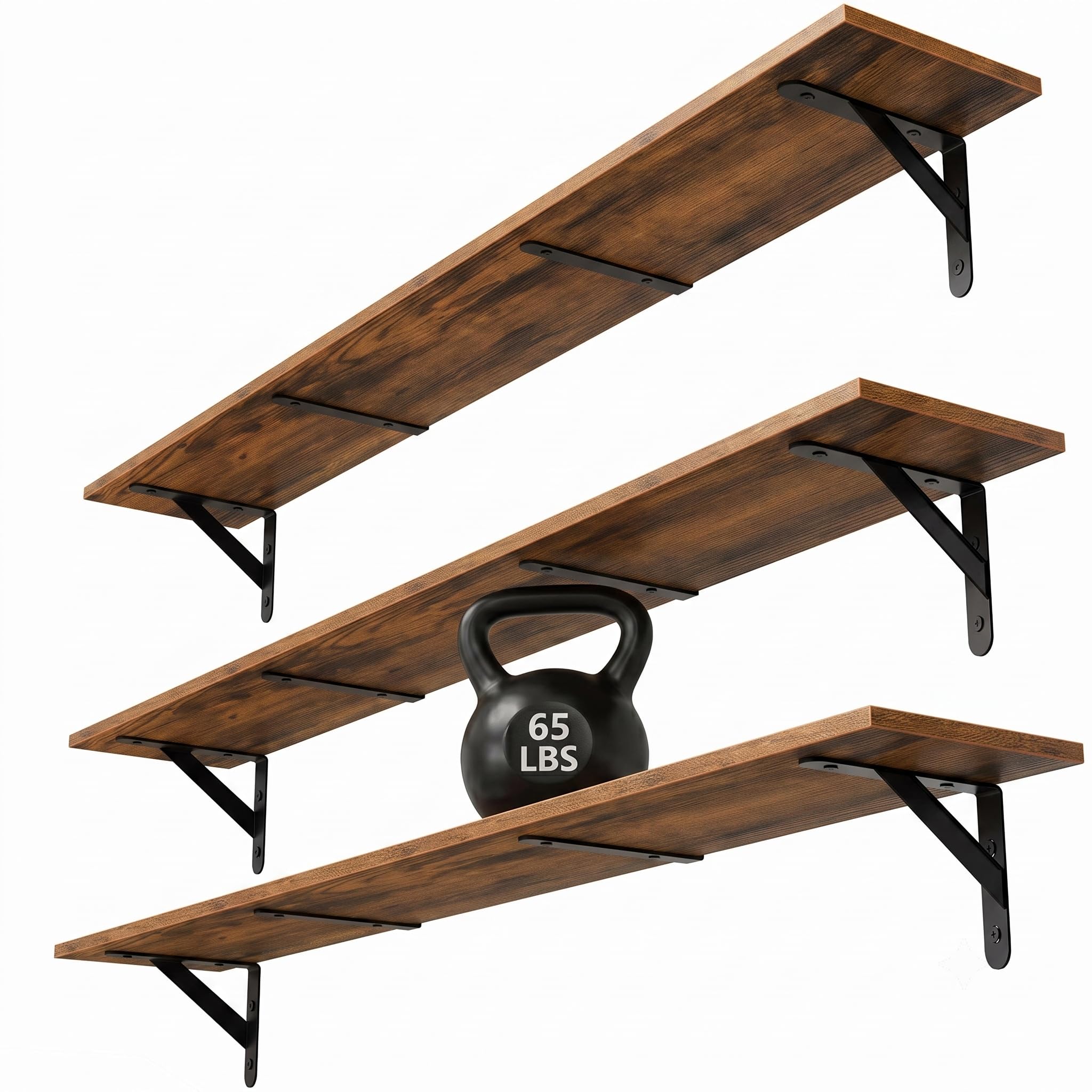 WOPITUES Floating Shelves - 3-Pack -21