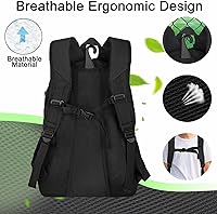 Vista 6 de Goloni Lacrosse - Mochila para equipo con dos palos y compartimento separado para tacos y bolsa de hockey sobre césped