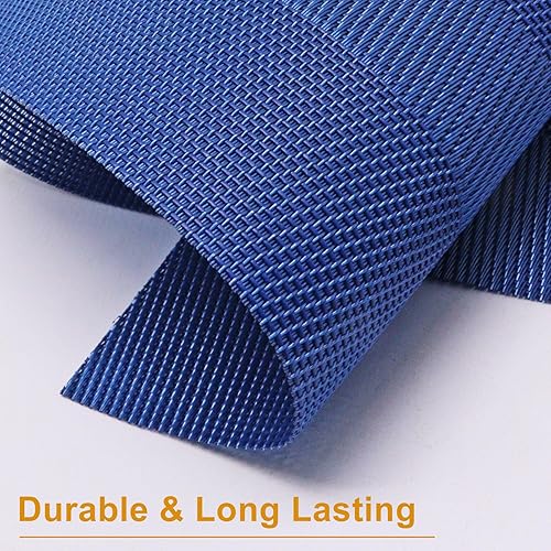 Miniatura 3 de GDFYMI Juego de 6 manteles individuales lavables antideslizantes para mesa de comedor, resistentes al calor, manteles individuales de PVC, 18 x 12