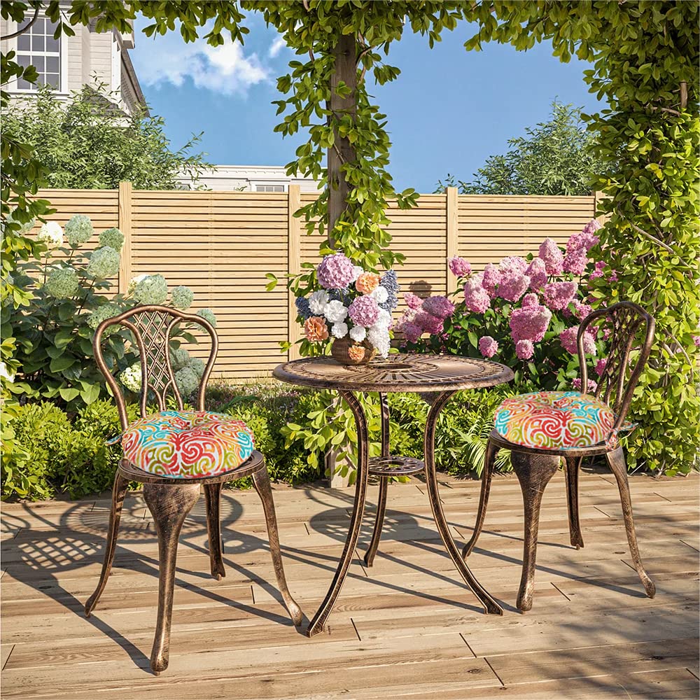 round bistro chair cushions
