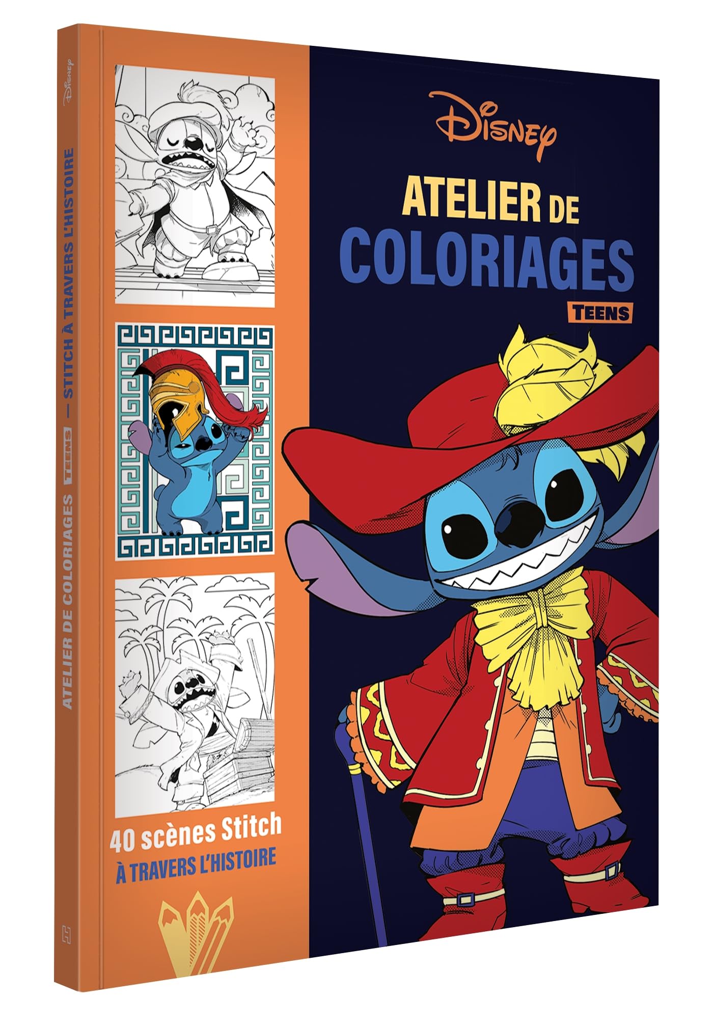 Disney Atelier de coloriages Stitch à travers l'Histoire