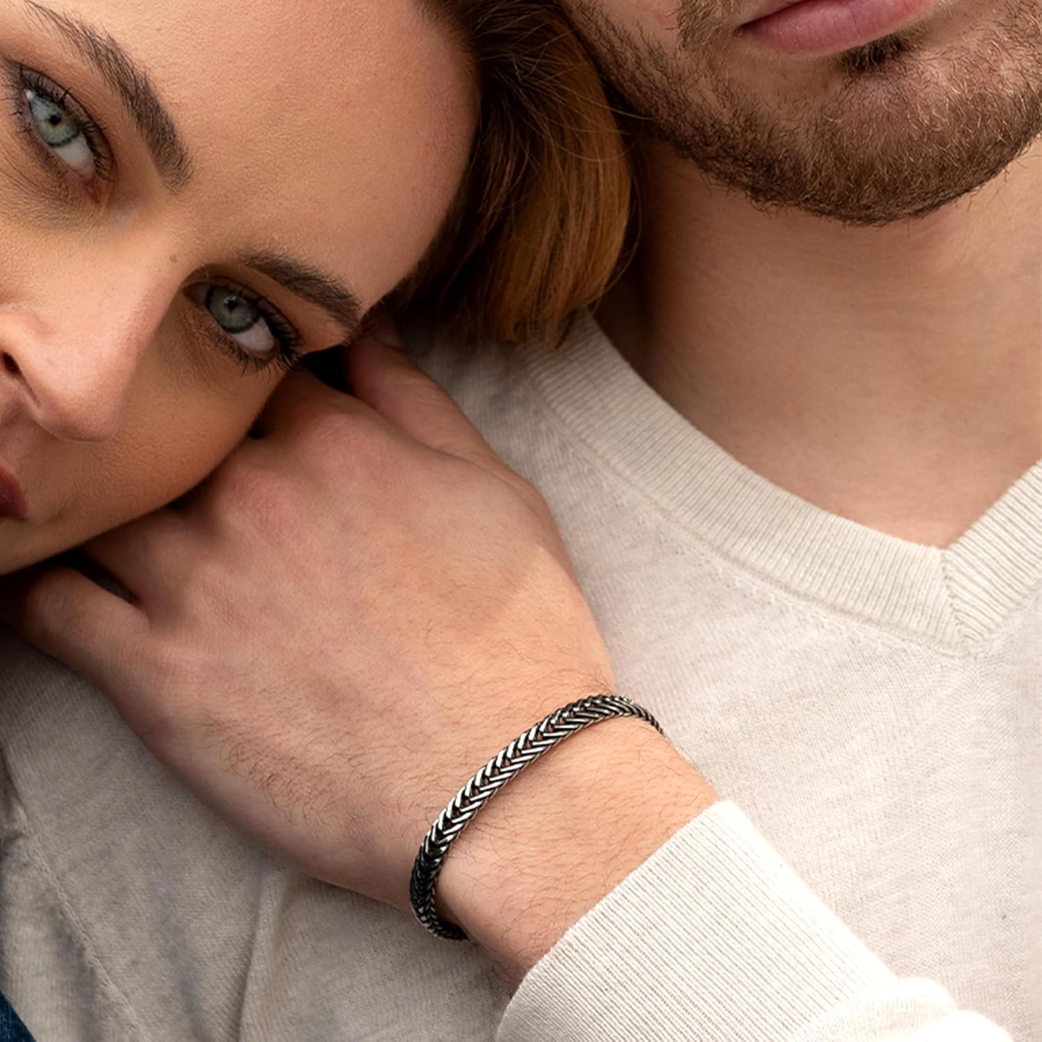 Galis Chain Bracelets For Men - Premium Stainless Steel, Silver, Gold Plated Non Tarnish - Mens Jewelry, Stylish Gifts For Him - Image 3