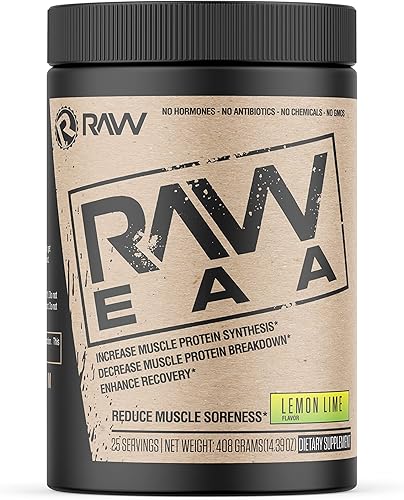 Miniatura 1 de RAW Suplemento en polvo de aminoácidos esenciales EAA  Maximiza la síntesis de proteínas, construye masa muscular magra  Aumenta la fuerza, la
