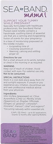 Miniatura 3 de Sea-Band 1186451 Sea-Band Mama Rollette Aromatherpy .34 Oz