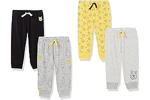 Comfy and Stylish Infant Bottoms: Amazon Essentials Baby Boy's Pants 4-Pack