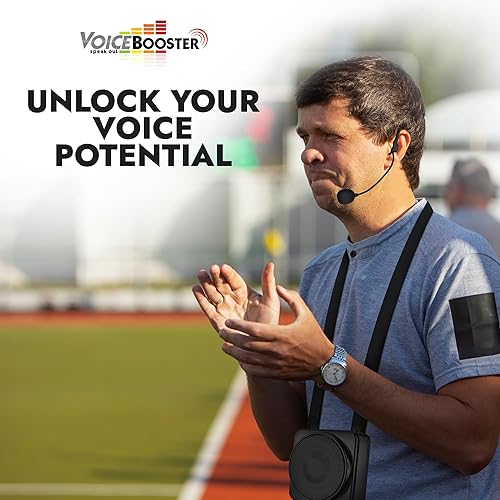 Vista 48 de Voicebooster Speak Out Amplificador de voz personal – Altavoz portátil recargable con micrófono con cable para profesores, guía turístico