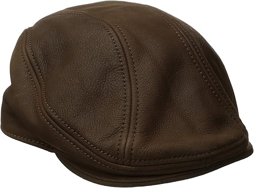 Stetson Gorra de hiedra de cuero de madera aceitosa para hombre