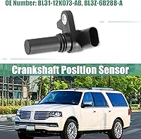 Vista 2 de X AUTOHAUX Sensor de posición del cigüeñal del motor de coche BL31-12K073-AB para Ford Transit-350 HD Base Metal Plástico