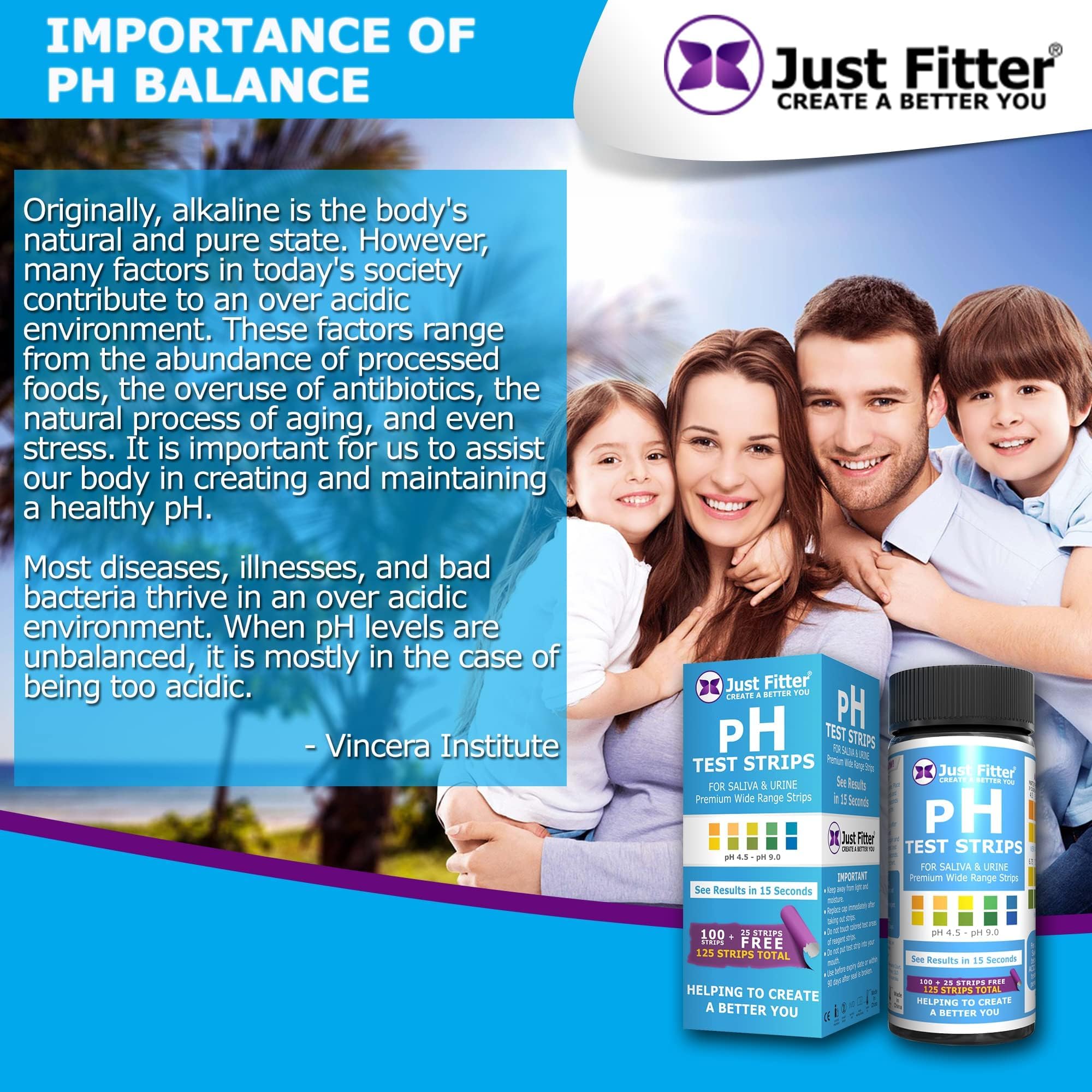 pH Test Strips - Track Your Body's pH Levels -6