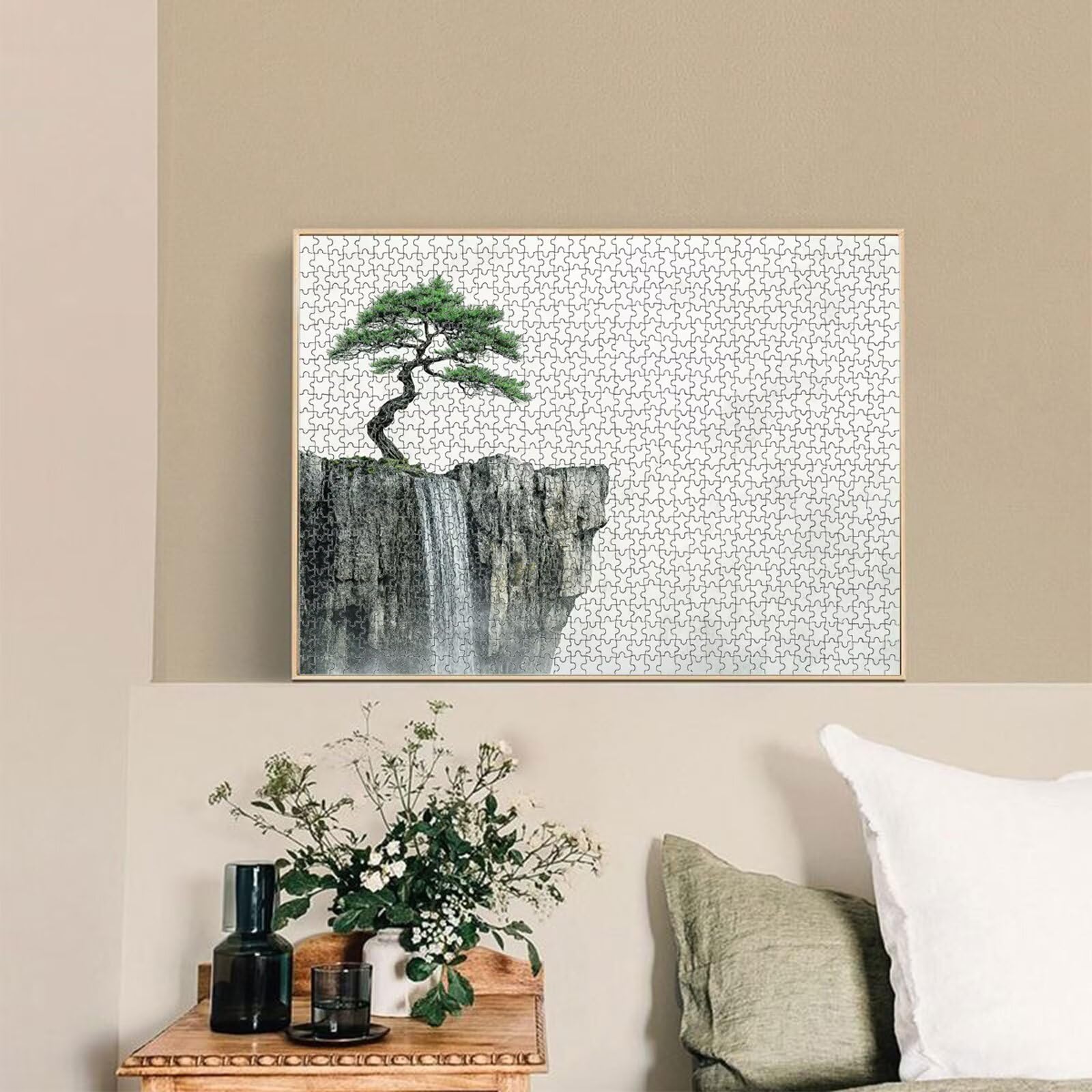 Puzzle 1500 sztuk - drzewo i jesień - trwałe drewniane puzzle 1T #1193