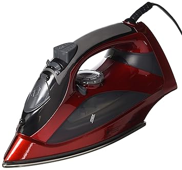 BRENTWOOD MPI-90R Steam Iron with Auto Shutoff (Red)