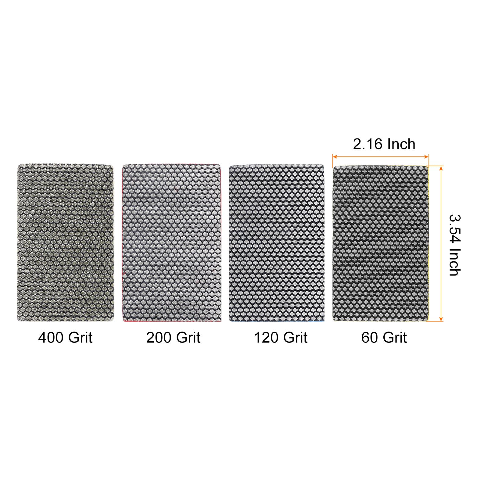 Diamant-Schleifpapier Körnung 400 - Selbstklebend 200x100mm Für Metall, Keramik & Glas