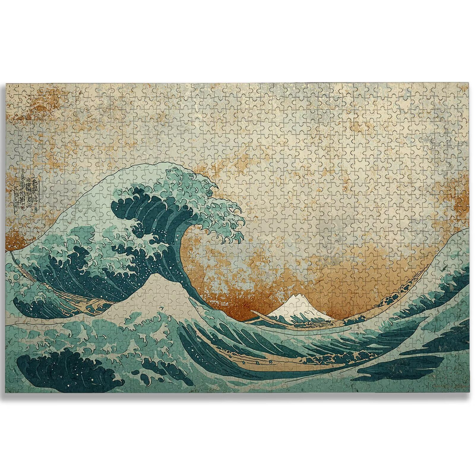 Puzzle de 2000 Piezas para Adultos, Paisaje Puzzle 2000 Piezas, Retro Rompecabezas Adultos con Caja, Medidas: 100x70 cm, Rompecabezas Madera para Toda la Familia, Home Decoration, Regalo Mujer, -1807