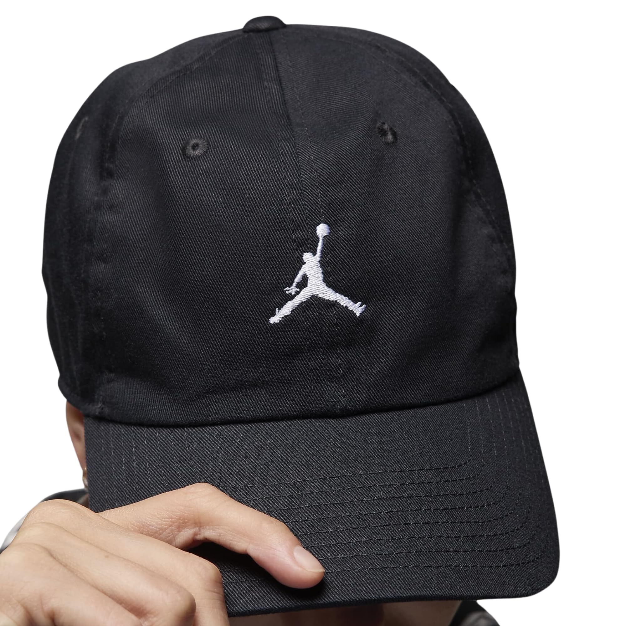 Jordan Men's Black/White Air Club Cap ' White' Hq1963-010