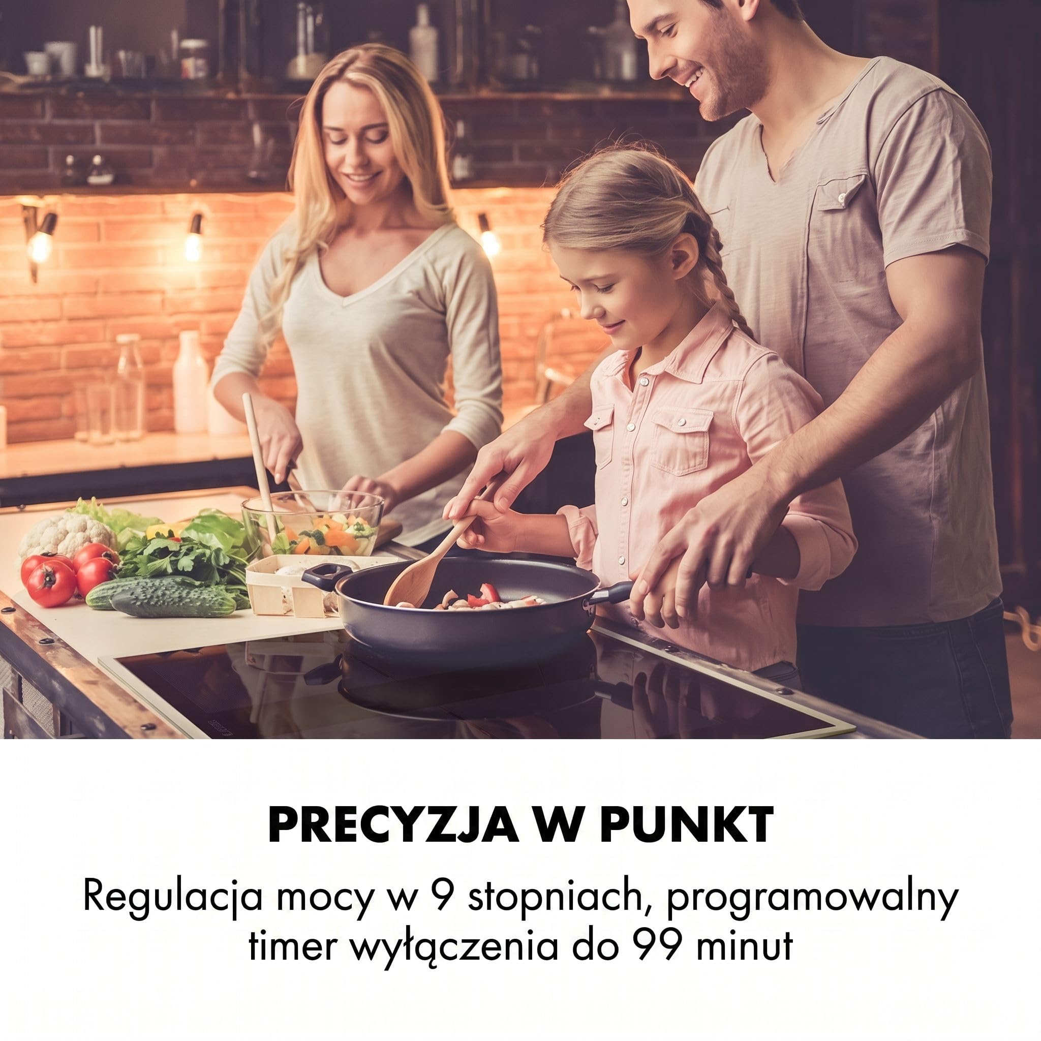 Klarstein Delicatessa Prime 60 Flex płyta indukcyjna - 60cm, 4-strefowa płyta do zabudowy, 7000W ThermoBoost, sterowanie dotykowe, timer i blokada rodzicielska, czarne szkło ceramiczne