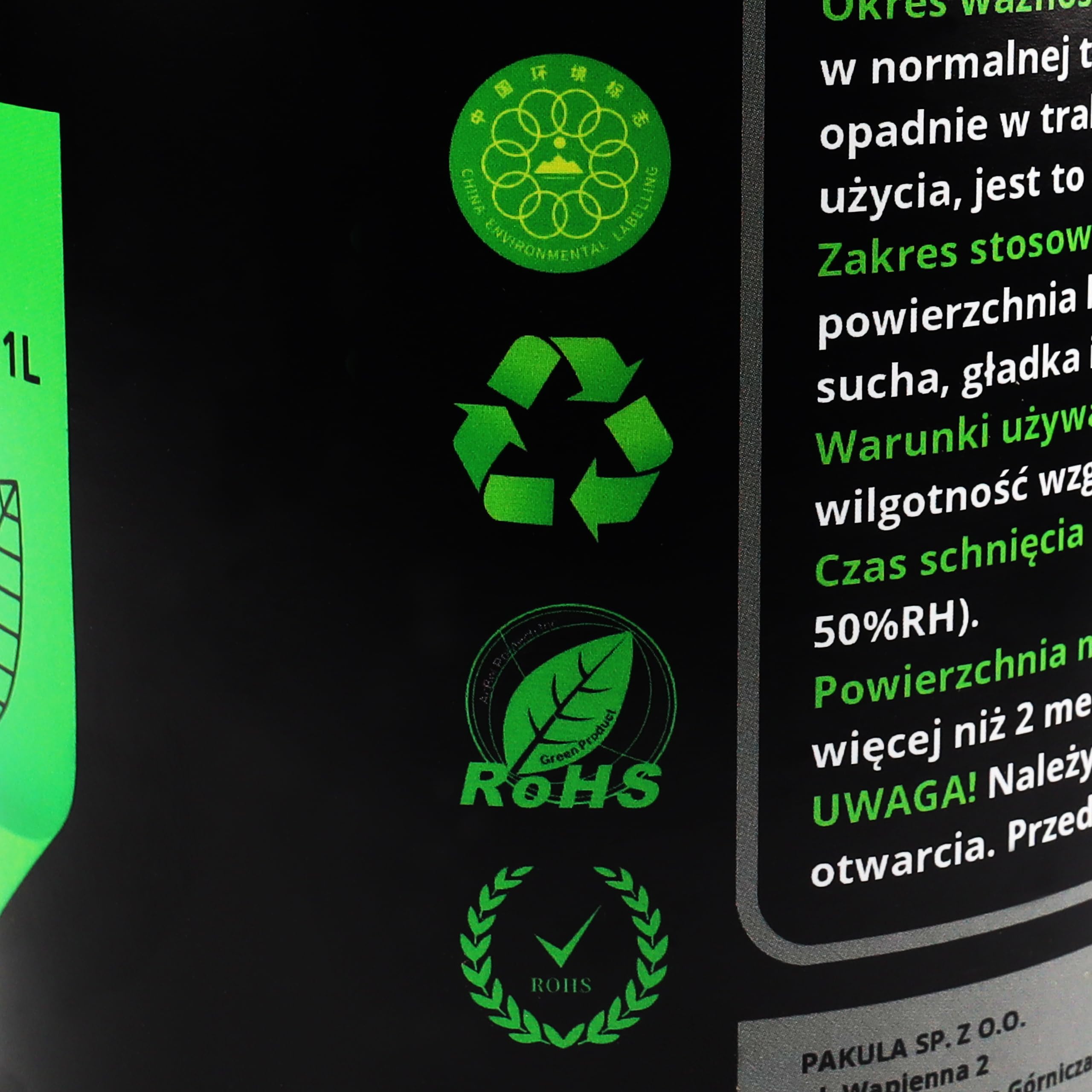 Tafelfarbe Magnetfarbe - 1000 ml - 2-in-1 Magnetische Kreidefarbe für Wände und Möbel - Schwarz Matt