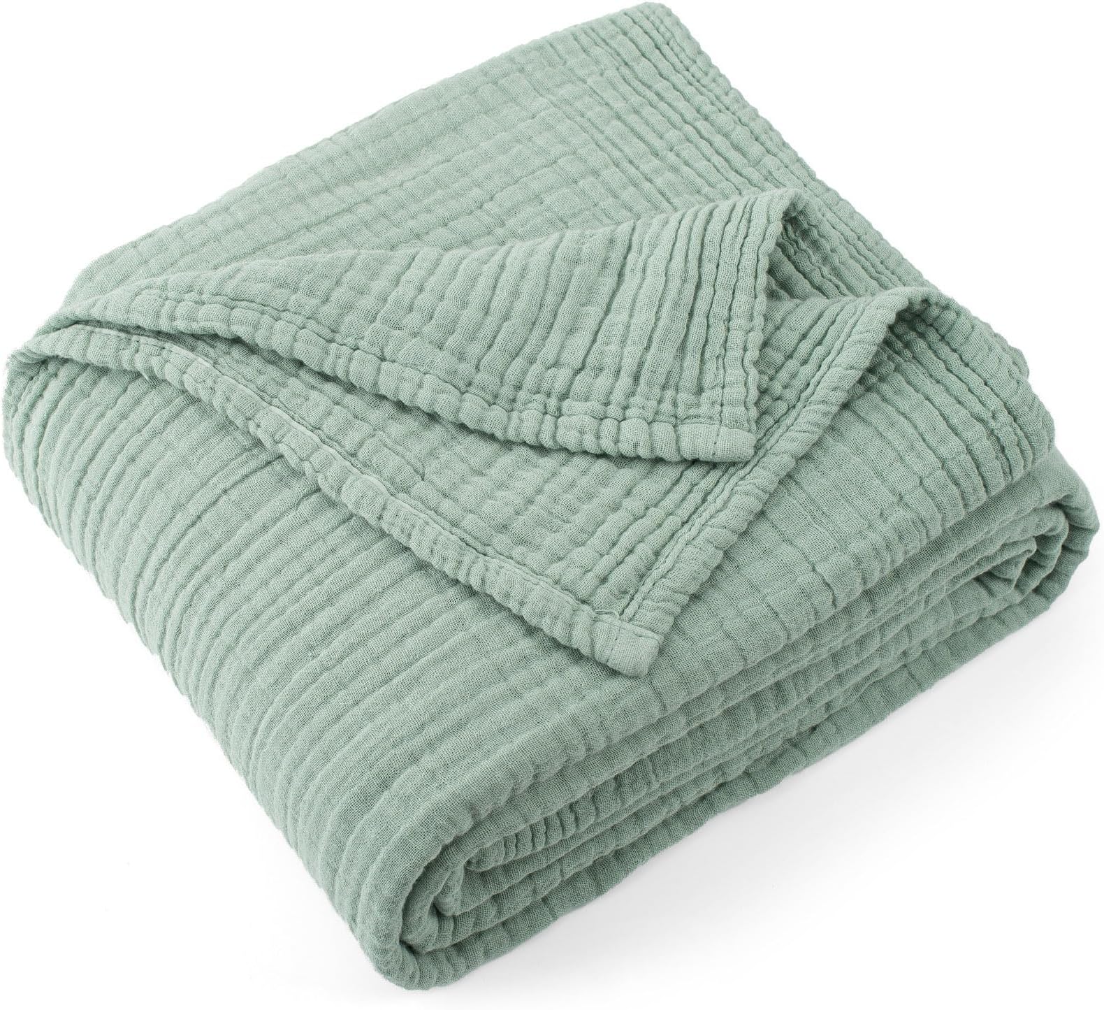 Muslin Soft Blanket for Adult 100 Organic Cotton Throw