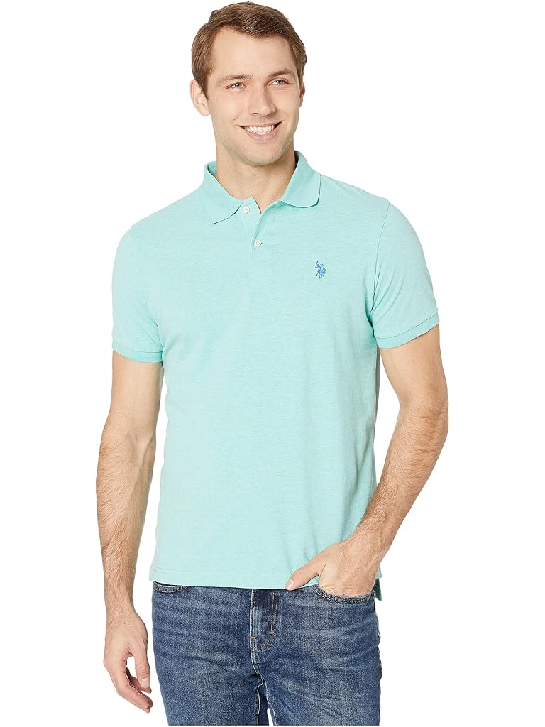 U.S. POLO ASSN. Solid Cotton Pique Polo with Small Pony