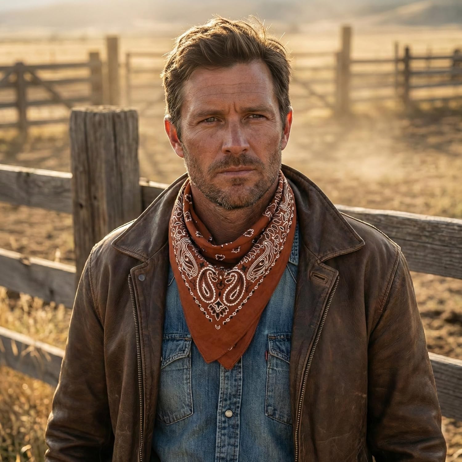 Premium Soft Cotton Bandanas Pack for Men and Women Paisley 22 x 22 inches - Image 6