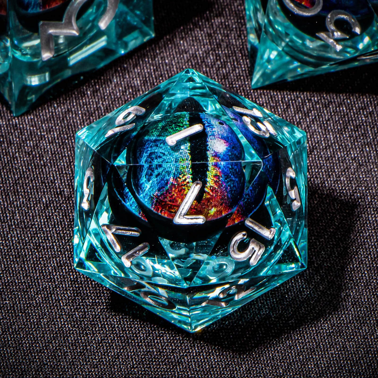 Wyrmwood Cats Eye Dice Wyrmwood Bloodstone Dice Artisan Dice
