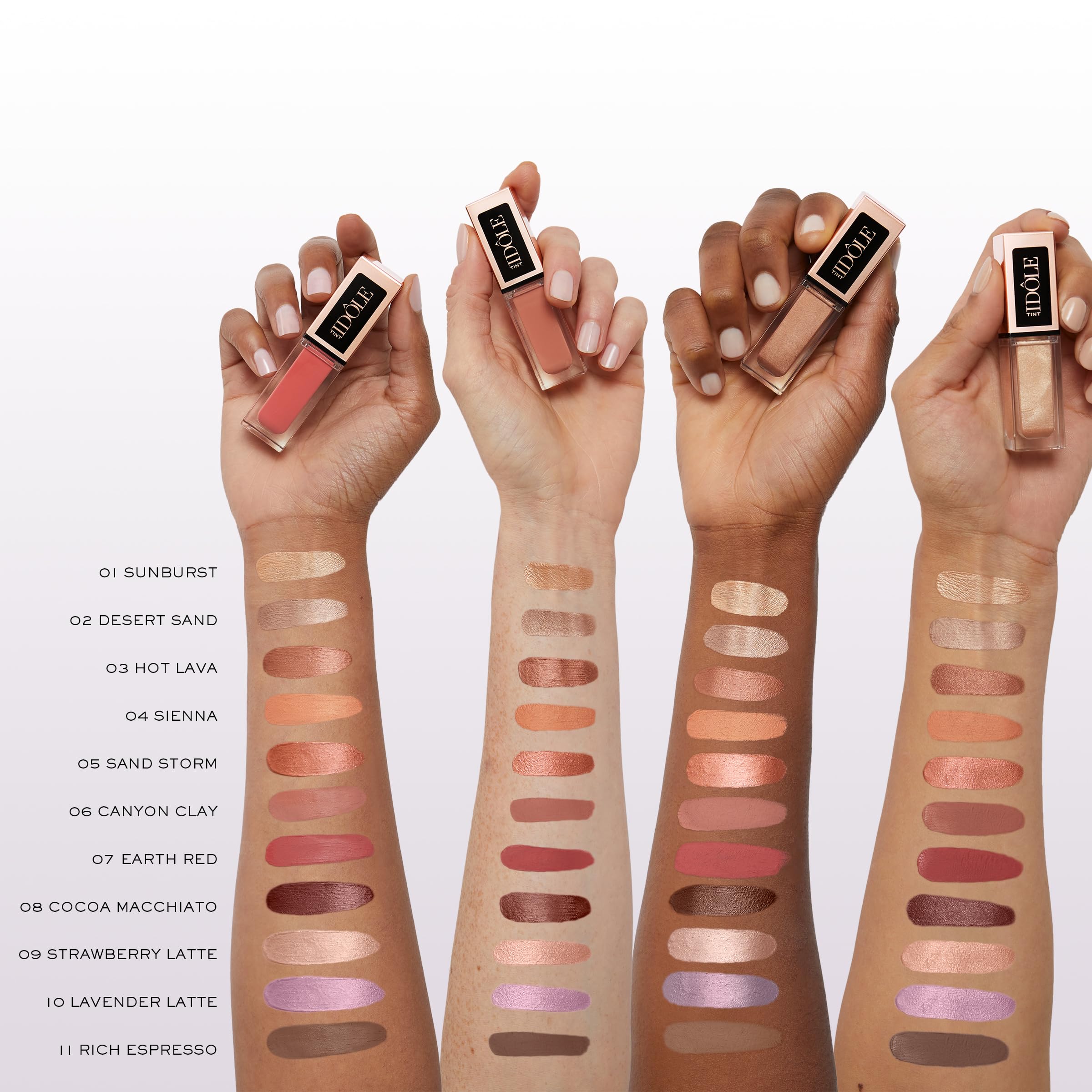 Lancôme Idôle Tint Long Wear Liquid Eyeshadow & Eyeliner - Multi-Use Eye Makeup in Shimmery & Matte Finishes - Buildable Color & Up to 16H of Wear