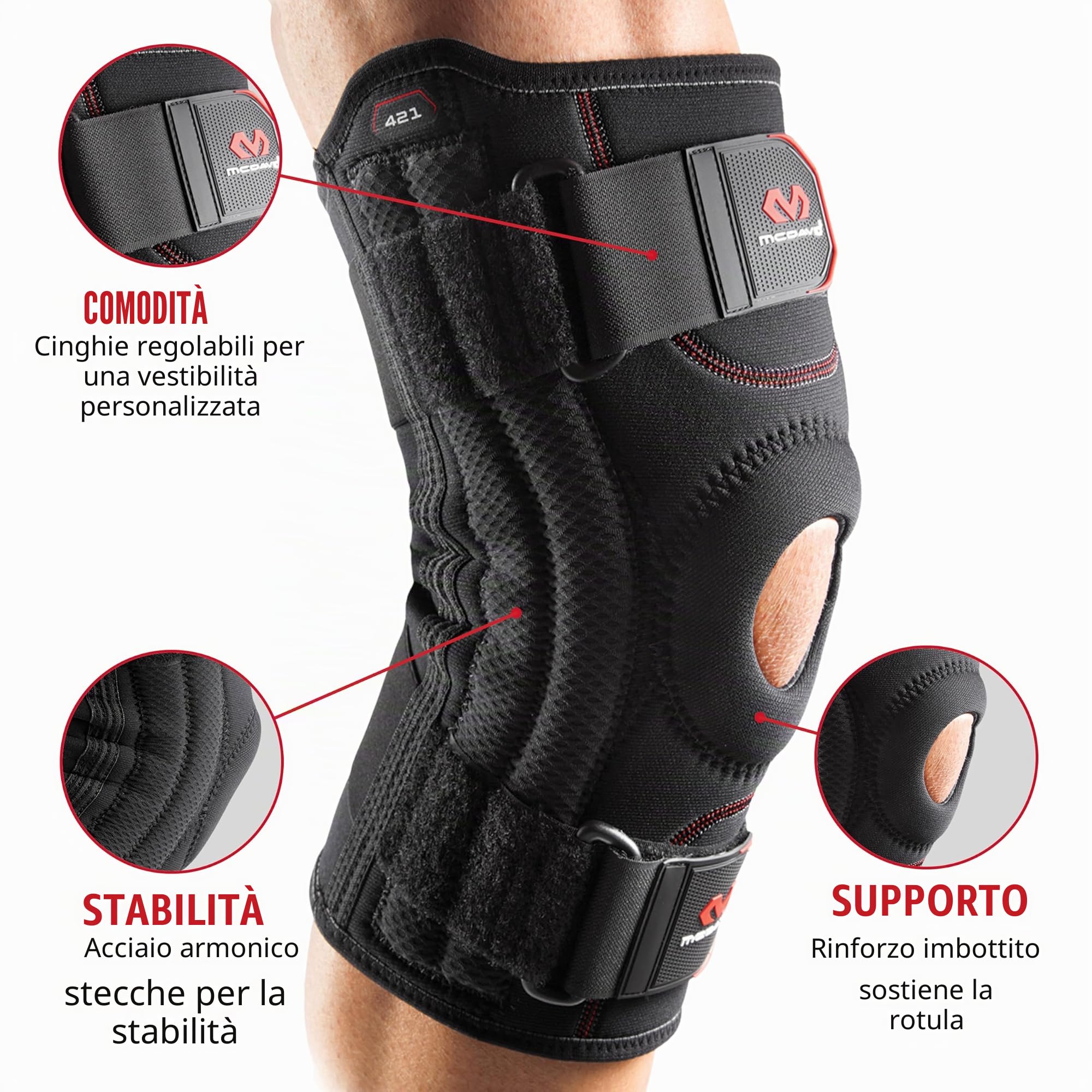 McDavid - Supporto legamenti Ginocchio