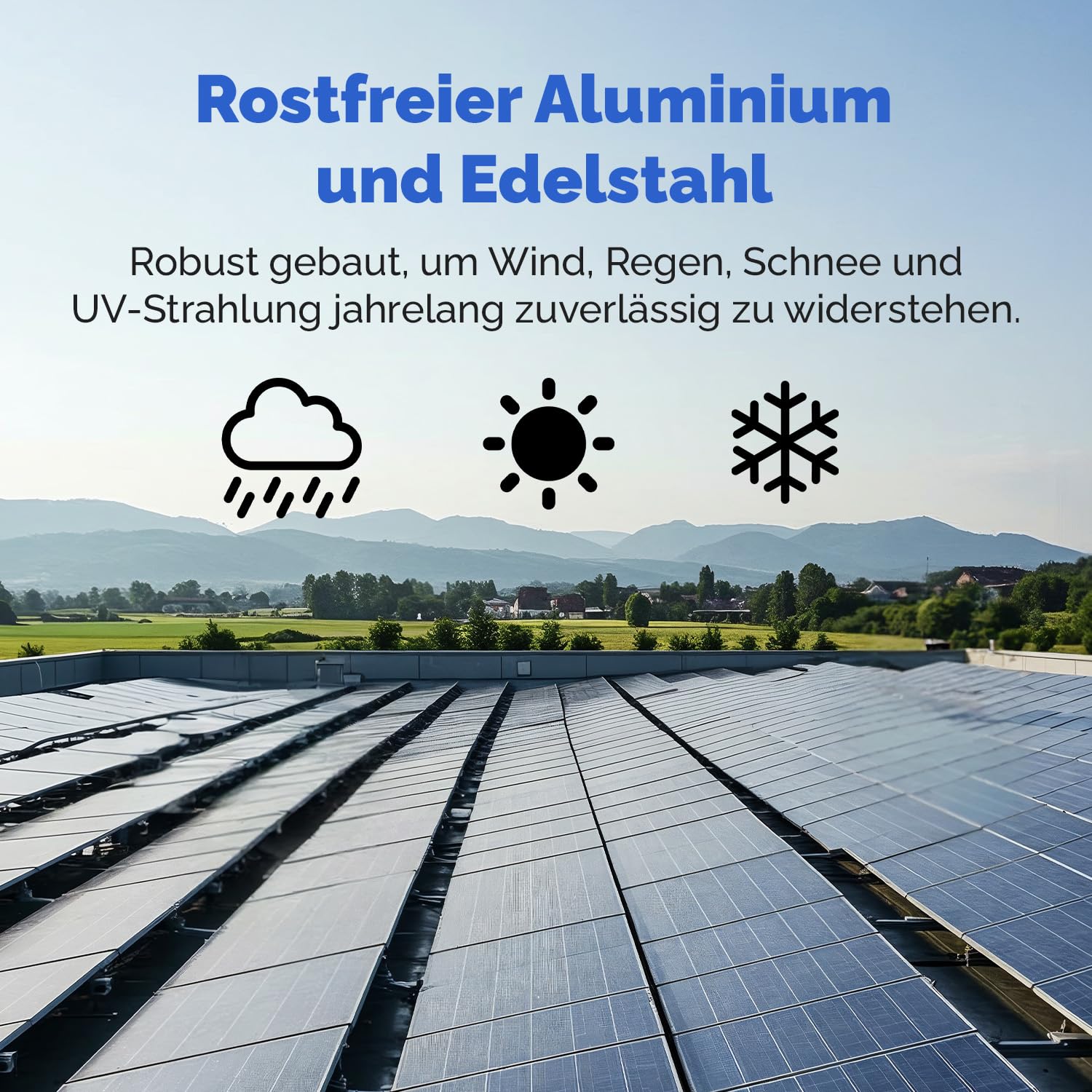 Uniwersalny zestaw do instalacji balkonowych dla paneli słonecznych – 114 cm, montaż na ścianie i płaskim dachu, 0% VAT, odporny na warunki atmosferyczne, 2 pary