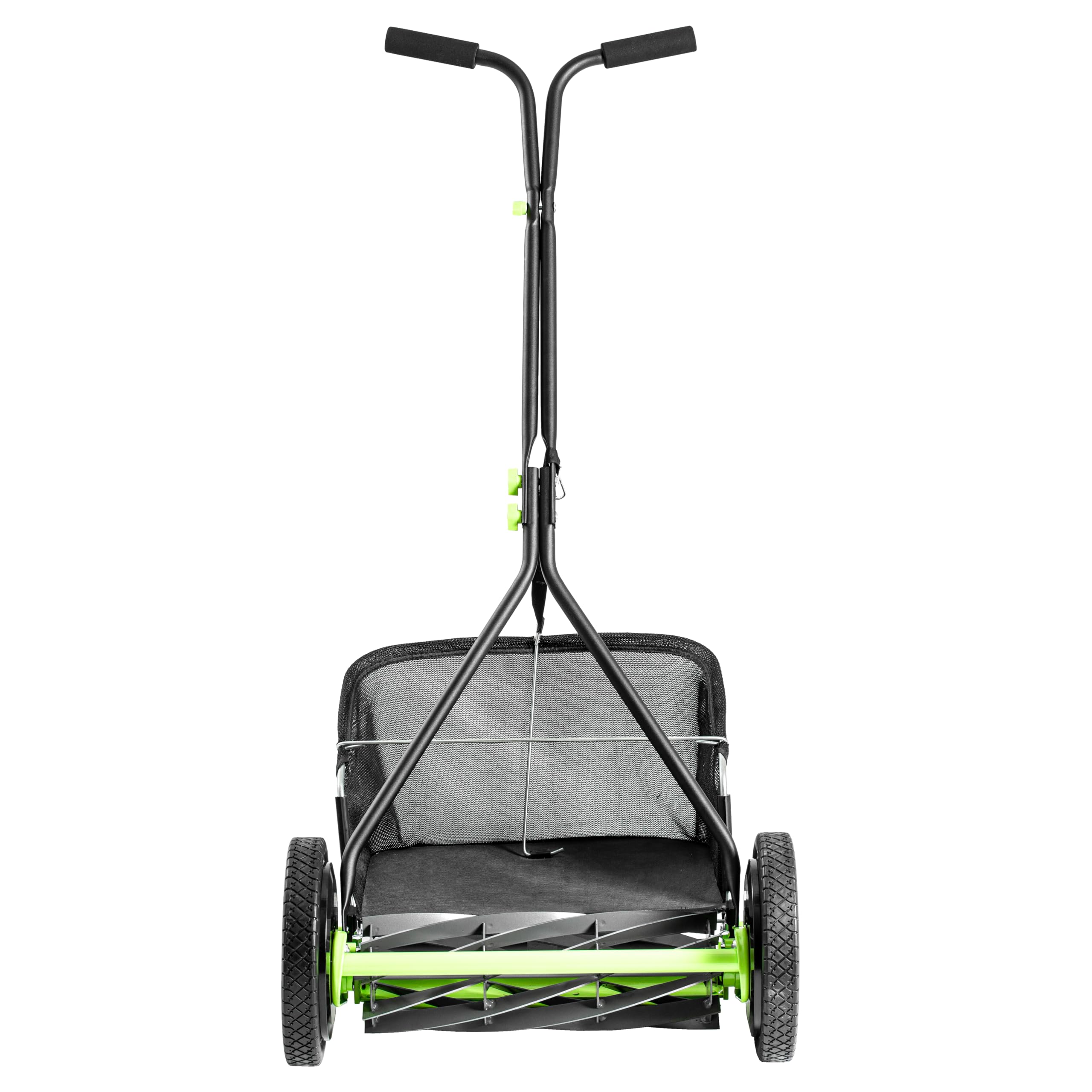 Earthwise Spindelmäher 916-16EWG - 16" mit Fangkorb mit 9 Messern, Schwarz
