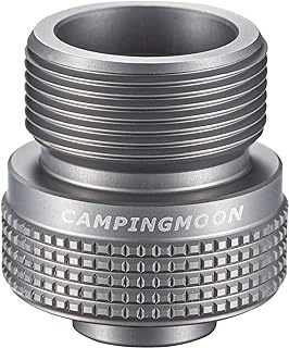Campingmoon Camping Grill Propane Gas Stove Adapter, Input: EN417 Lindal Valve Canister, Output: Propane Gas Stove Z20
