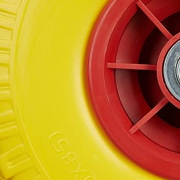 DETO×4bottles Relaxdays 2 x koło do wózka transportowego, odporne na